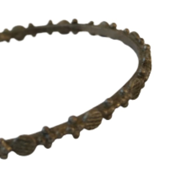 Vintage Silver Boho Ethnic Hippie Bangle Bracelet - Picture 2 of 6